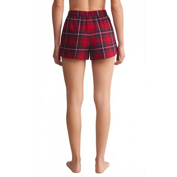 NEW Z SUPPLY boyfriend boxer short in haute red - Picture 3 of 5